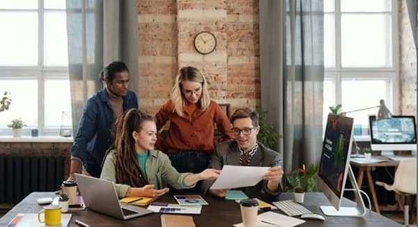 Digital marketing agency team