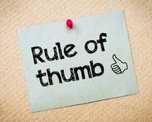 Rule of Thumb